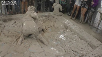 Muddy Wrestling: Shiny Tag-Teamers Tear It Up In The Mud! Screencap 54 on www.sinx.com