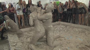 Muddy Wrestling: Shiny Tag-Teamers Tear It Up In The Mud! Screencap 55 on www.sinx.com