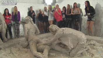 Muddy Wrestling: Shiny Tag-Teamers Tear It Up In The Mud! Screencap 66 on www.sinx.com