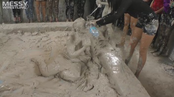 Muddy Wrestling: Shiny Tag-Teamers Tear It Up In The Mud! Screencap 68 on www.sinx.com