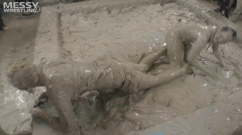 Muddy Wrestling: Shiny Tag-Teamers Tear It Up In The Mud! Screencap 75 on www.sinx.com