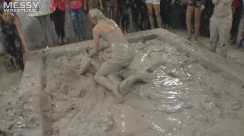 Muddy Wrestling: Shiny Tag-Teamers Tear It Up In The Mud! Screencap 76 on www.sinx.com