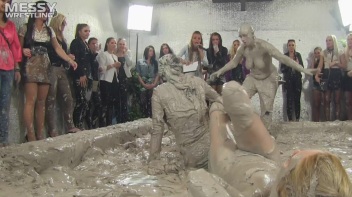 Muddy Wrestling: Shiny Tag-Teamers Tear It Up In The Mud! Screencap 81 on www.sinx.com