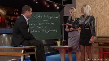 Cocktails and Fully Clothed Sex Screencap 9 on www.sinx.com