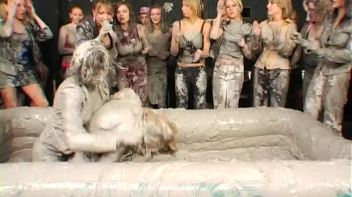 Amateur Babes Prove Themselves In The Mud Pit Screencap 11 on www.sinx.com