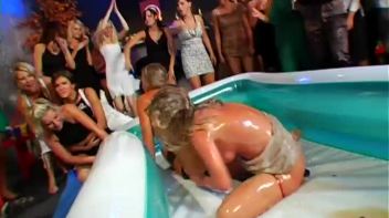 Wet and Messy Federation Of Oil Wrestling Screencap 37 on www.sinx.com