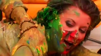 Smearing Paint All Over Each Other Screencap 103 on www.sinx.com