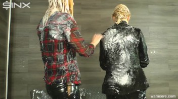 Card game between two blondes has slippery stakes Screencap 28 on www.sinx.com