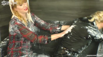 Card game between two blondes has slippery stakes Screencap 46 on www.sinx.com