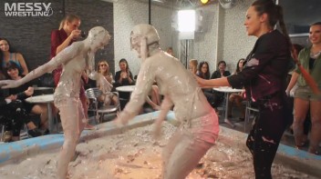 Muddy Wrestling: Matching Cutie Babes Go Mud Crazy Screencap 104 on www.sinx.com
