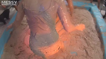 Muddy Wrestling: Matching Cutie Babes Go Mud Crazy Screencap 24 on www.sinx.com