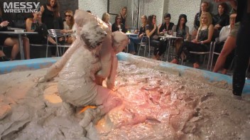 Muddy Wrestling: Matching Cutie Babes Go Mud Crazy Screencap 47 on www.sinx.com