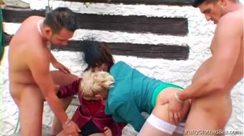 Fully Clothed Freaks Find Their Blue Collar Treats! Screencap 59 on www.sinx.com