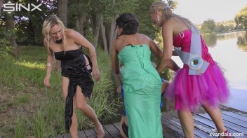 Beauty queens catfight in a lake - Cam 1 Screencap 101 on www.sinx.com