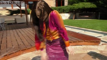 The Richer The Bitch, The Crazier Her Social Afternoon Champagne Date - A Splish Splash Lesbo Wet Sex Tape Screencap 25 on www.sinx.com