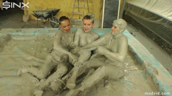 Messy girls double team hot blonde in mud wrestling catfight Screencap 50 on www.sinx.com
