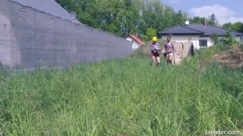 Matching Plaid Babes Take a Lusty Lesbo Break! Screencap 3 on www.sinx.com