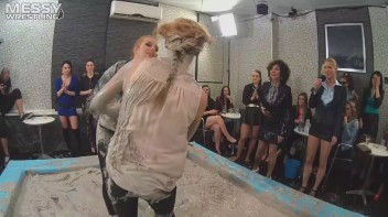 Messy Wrestling (Lost Footage Found): Badass Babes Throw Down Hard! 1/2 Price!!! Action Cam Footage! Screencap 11 on www.sinx.com