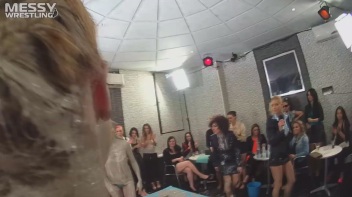 Messy Wrestling (Lost Footage Found): Badass Babes Throw Down Hard! 1/2 Price!!! Action Cam Footage! Screencap 28 on www.sinx.com