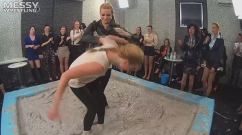 Messy Wrestling (Lost Footage Found): Badass Babes Throw Down Hard! 1/2 Price!!! Action Cam Footage! Screencap 4 on www.sinx.com