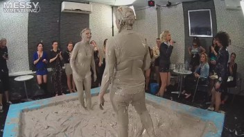 Messy Wrestling (Lost Footage Found): Badass Babes Throw Down Hard! 1/2 Price!!! Action Cam Footage! Screencap 44 on www.sinx.com