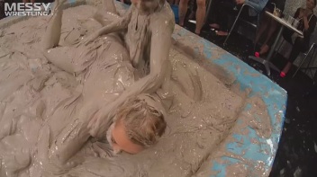 Messy Wrestling (Lost Footage Found): Badass Babes Throw Down Hard! 1/2 Price!!! Action Cam Footage! Screencap 59 on www.sinx.com