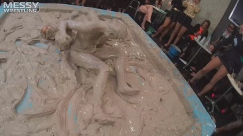 Messy Wrestling (Lost Footage Found): Badass Babes Throw Down Hard! 1/2 Price!!! Action Cam Footage! Screencap 66 on www.sinx.com