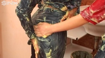 WAM Hotties Smear Each Other In Custard Screencap 27 on www.sinx.com