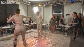 Muddy Wrestling Special: 2 Amateur Battles - Audience vs. Audience Screencap 10 on www.sinx.com