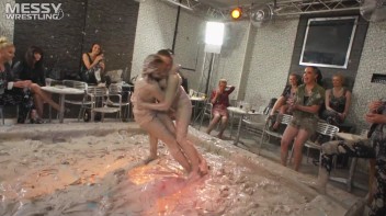 Muddy Wrestling Special: 2 Amateur Battles - Audience vs. Audience Screencap 16 on www.sinx.com