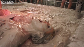 Muddy Wrestling Special: 2 Amateur Battles - Audience vs. Audience Screencap 17 on www.sinx.com