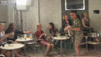 Muddy Wrestling Special: 2 Amateur Battles - Audience vs. Audience Screencap 20 on www.sinx.com