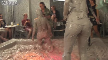 Muddy Wrestling Special: 2 Amateur Battles - Audience vs. Audience Screencap 21 on www.sinx.com