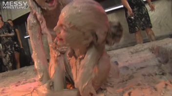 Muddy Wrestling Special: 2 Amateur Battles - Audience vs. Audience Screencap 26 on www.sinx.com