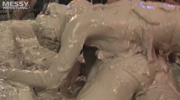 Muddy Wrestling Special: 2 Amateur Battles - Audience vs. Audience Screencap 37 on www.sinx.com