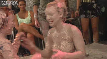 Muddy Wrestling Special: 2 Amateur Battles - Audience vs. Audience Screencap 57 on www.sinx.com