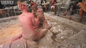 Muddy Wrestling Special: 2 Amateur Battles - Audience vs. Audience Screencap 58 on www.sinx.com