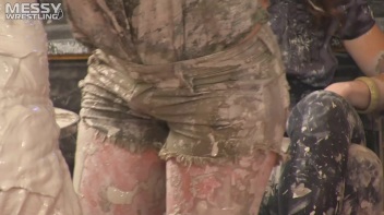 Muddy Wrestling Special: 2 Amateur Battles - Audience vs. Audience Screencap 64 on www.sinx.com