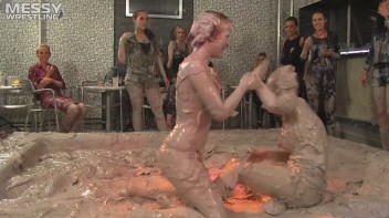 Muddy Wrestling Special: 2 Amateur Battles - Audience vs. Audience Screencap 69 on www.sinx.com
