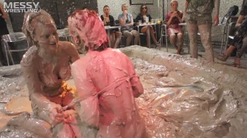 Muddy Wrestling Special: 2 Amateur Battles - Audience vs. Audience Screencap 72 on www.sinx.com