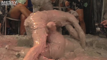 Muddy Wrestling Special: 2 Amateur Battles - Audience vs. Audience Screencap 78 on www.sinx.com