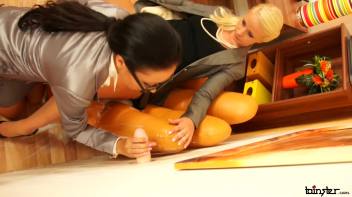 Business Babes Get Their Gloryhole Slime-Down Screencap 11 on www.sinx.com