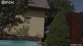 Besties Nearly Get Caught Playing In Backyard Pool! Screencap 58 on www.sinx.com