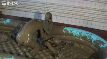 Catfighting Babes Mud Wrestle To Settle! Screencap 50 on www.sinx.com