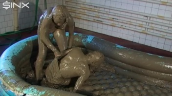 Catfighting Babes Mud Wrestle To Settle! Screencap 51 on www.sinx.com
