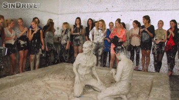 Muddy Wrestling: Regina vs. Kirsten Plant Screencap 43 on www.sinx.com