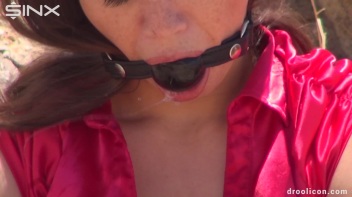 Handcuffed Hottie Is Ballgagged And Drools Over Herself Screencap 53 on www.sinx.com