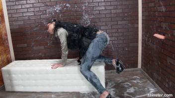 Alice Nice covered in jizz within seconds Screencap 39 on www.sinx.com