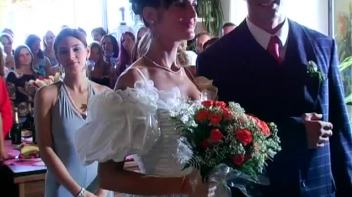 Wedding Celebration Part 1 - Main Edit Screencap 16 on www.sinx.com