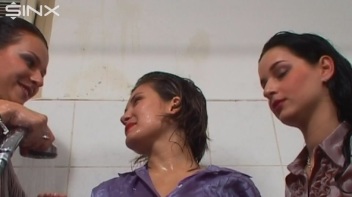 Hot Babes Lather And Rinse Their Designer Clothes Screencap 41 on www.sinx.com